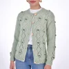 Fanm Mon AVA Cotton Button Front Cardigan