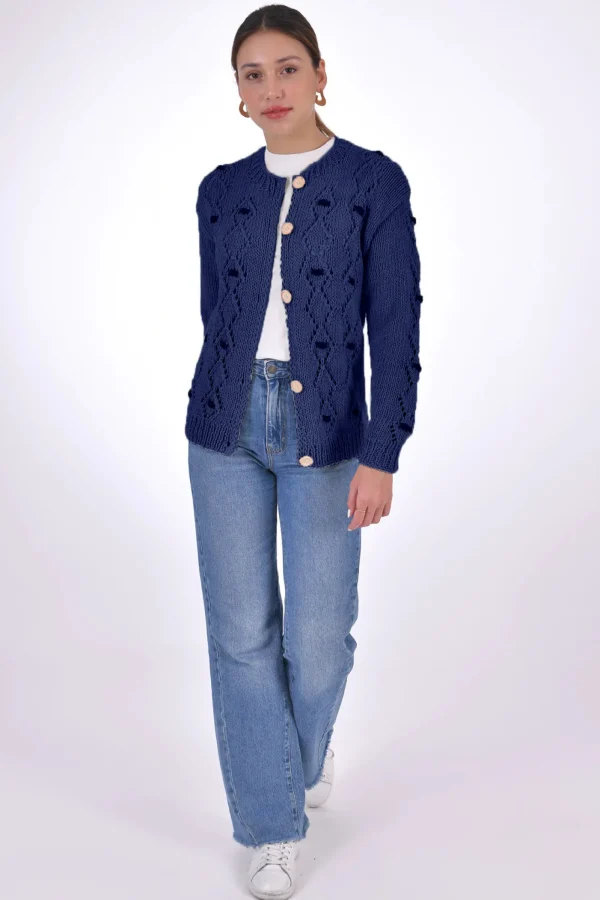Fanm Mon AVA Cotton Button Front Cardigan