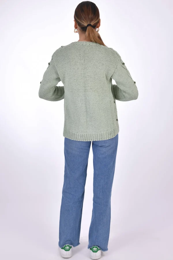 Fanm Mon AVA Cotton Button Front Cardigan