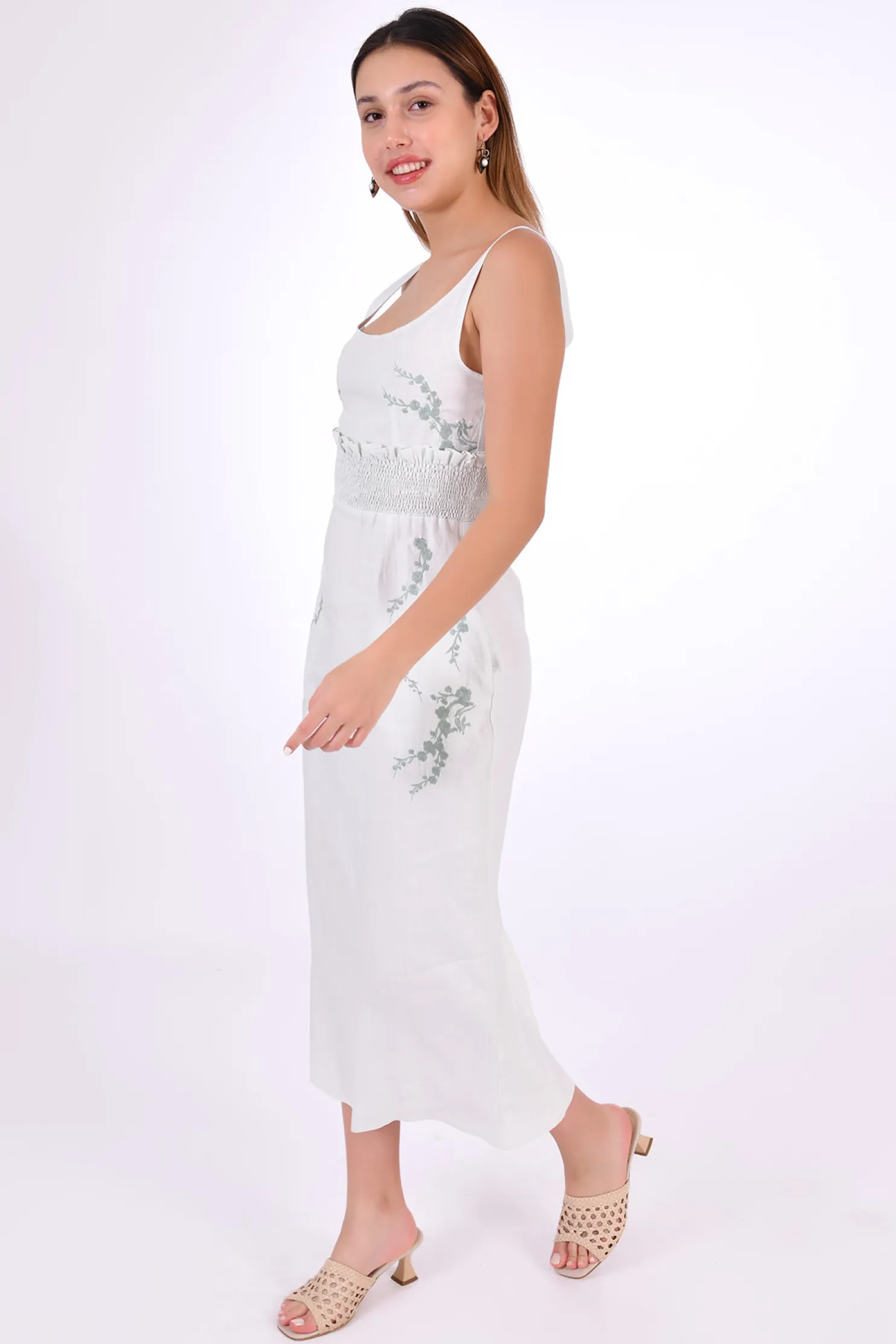 bahar_midi_dress_marassa__3.webp Fanm Mon BAHAR MIDI DRESS (Marassa Collection)