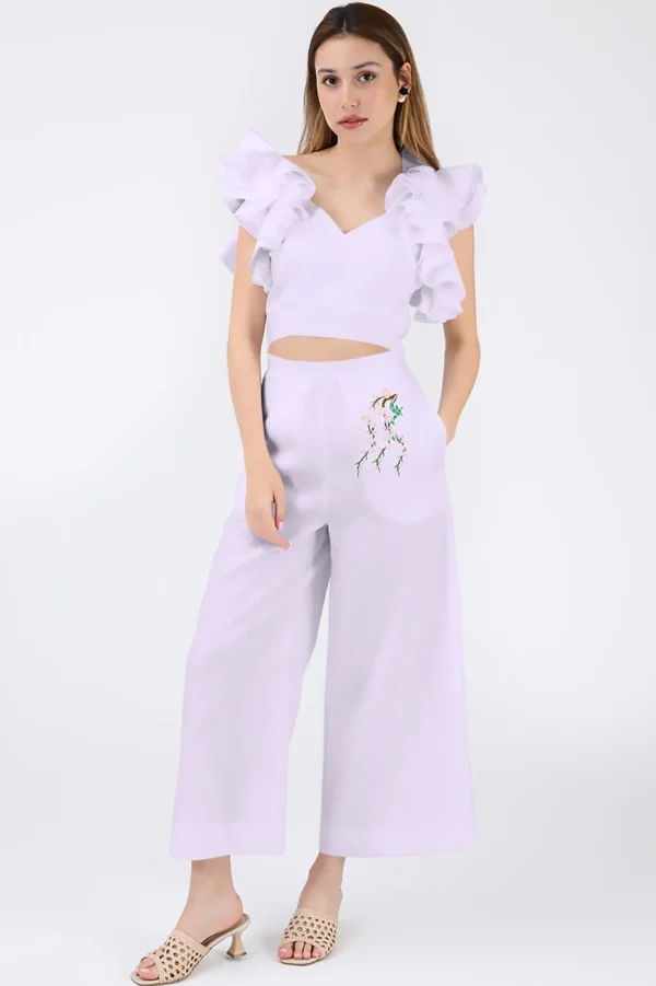 Fanm Mon BLANC PANT SET