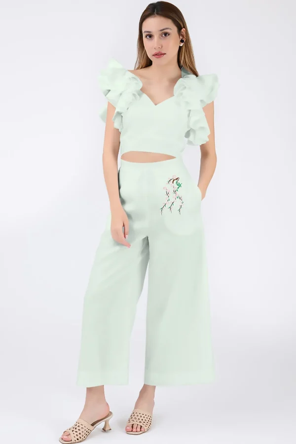 Fanm Mon BLANC PANT SET