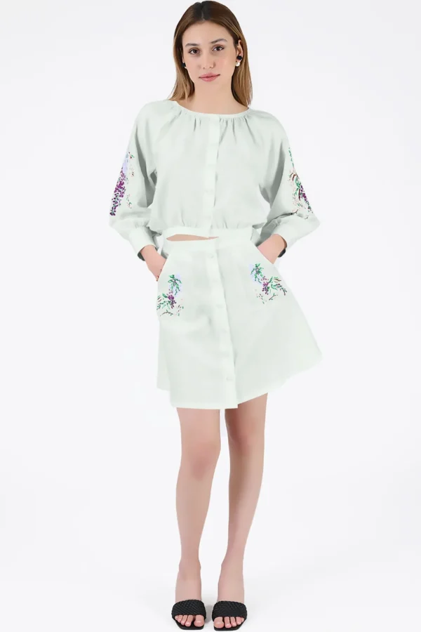 Fanm Mon BRODERE SKIRT SET