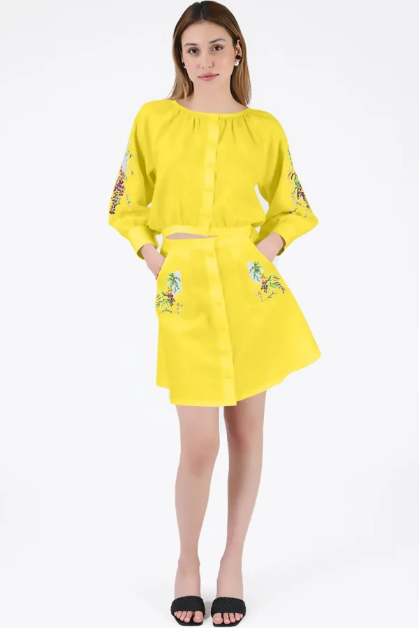 Fanm Mon BRODERE SKIRT SET