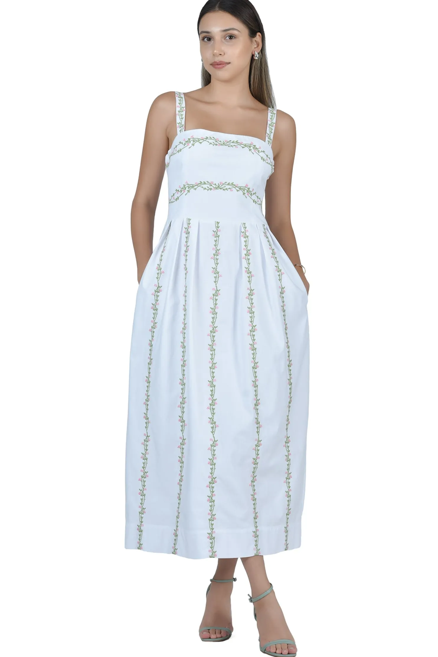 catherine_midi_dress_0.webp Fanm Mon CATHERINE MIDI DRESS