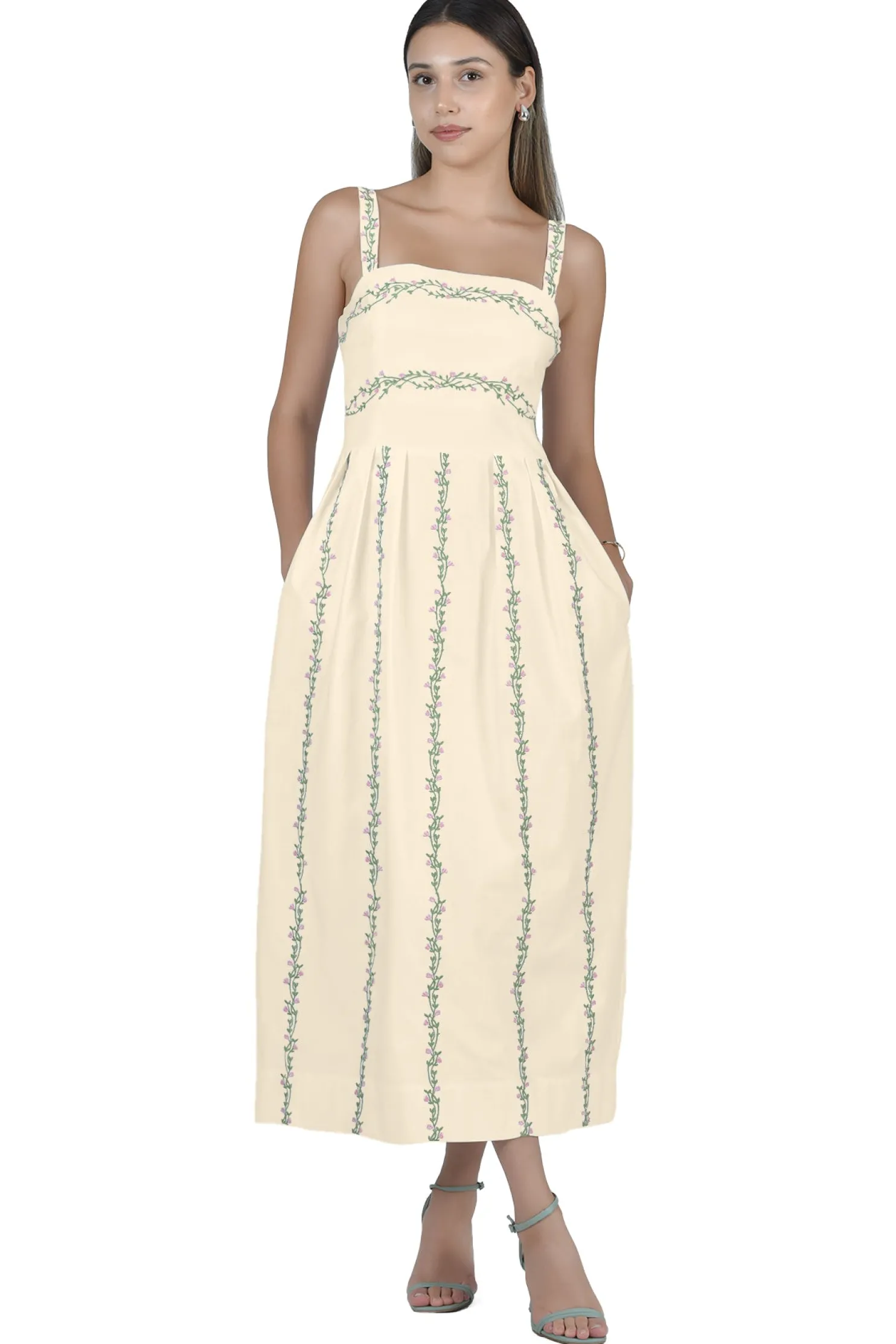 catherine_midi_dress_3.webp Fanm Mon CATHERINE MIDI DRESS