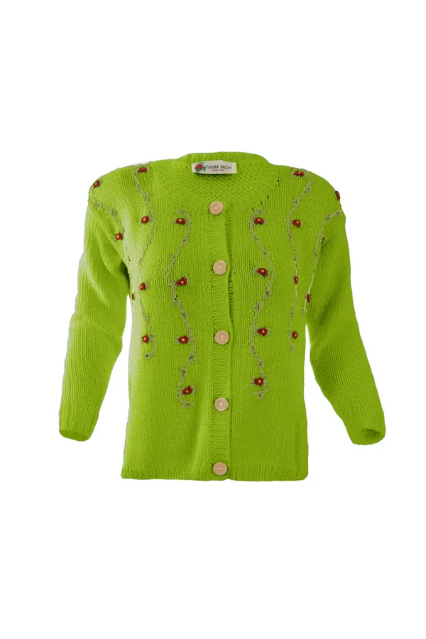 Fanm Mon CLEMATIS Wool Cardigan