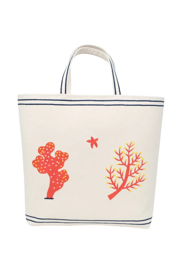 Fanm Mon CORAL TOTE BAG