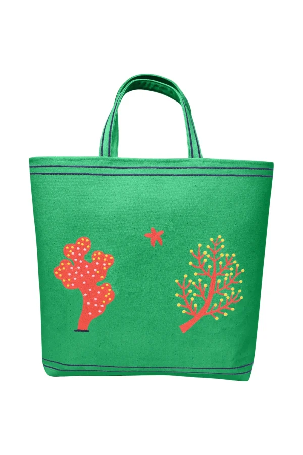 Fanm Mon CORAL TOTE BAG