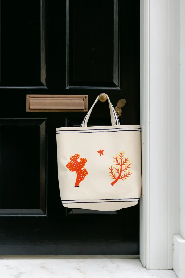 Fanm Mon CORAL TOTE BAG