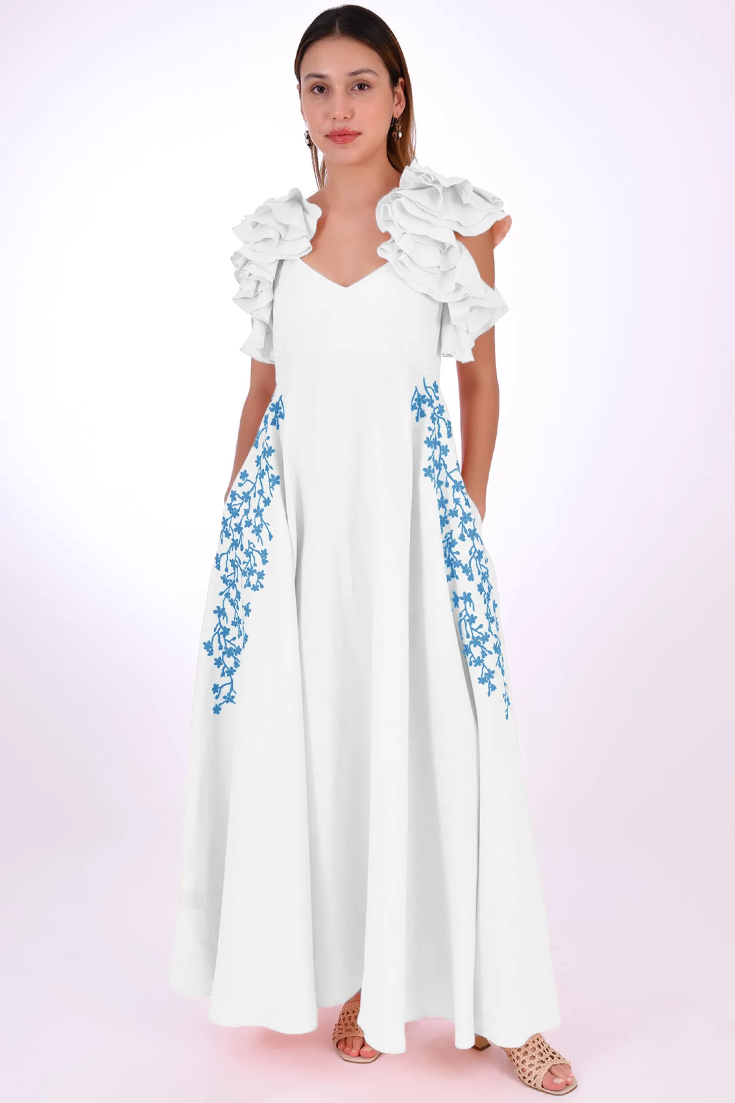 essen_maxi_dress_marassa__5.webp Fanm Mon ESSEN MAXI DRESS (Marassa Collection)