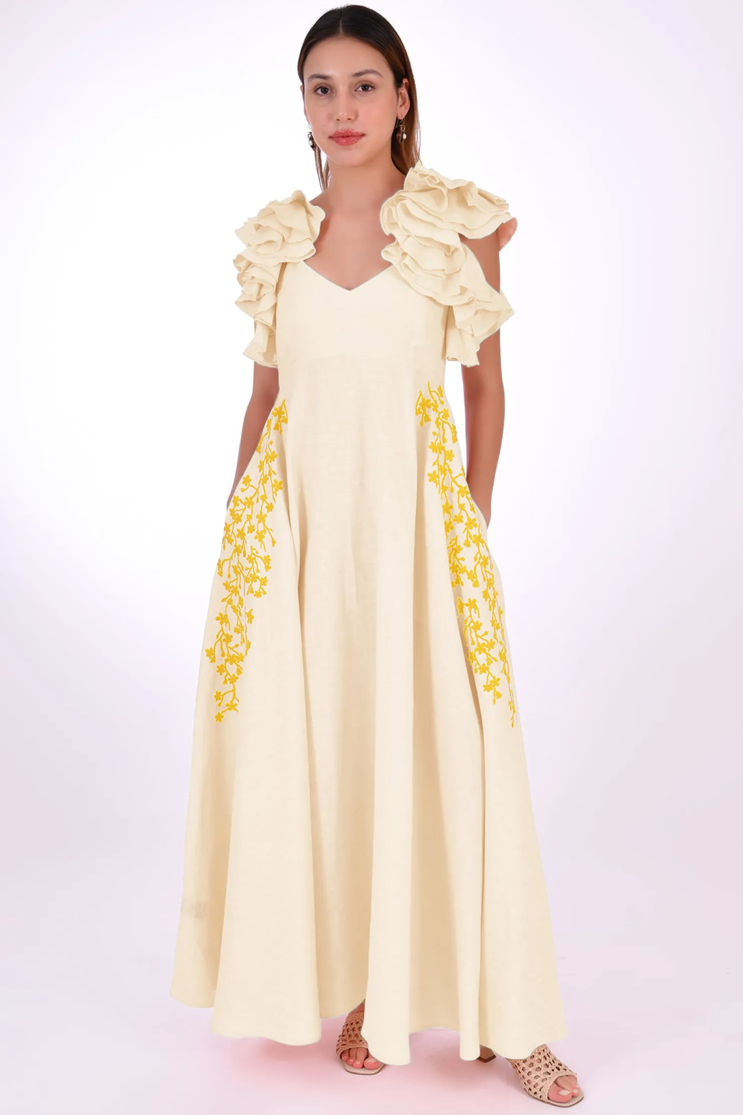 essen_maxi_dress_marassa__7.webp Fanm Mon ESSEN MAXI DRESS (Marassa Collection)