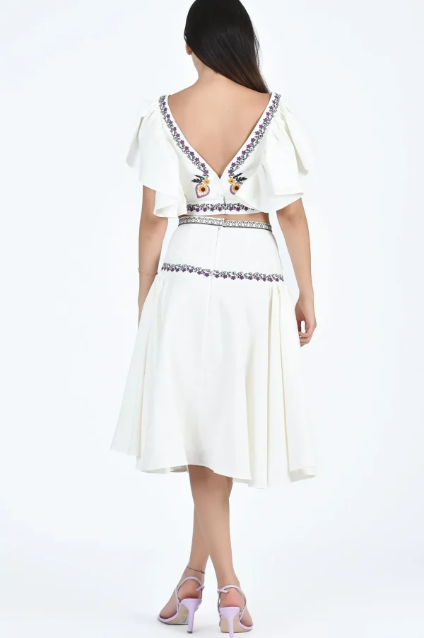 Fanm Mon SILVER SKIRT SET