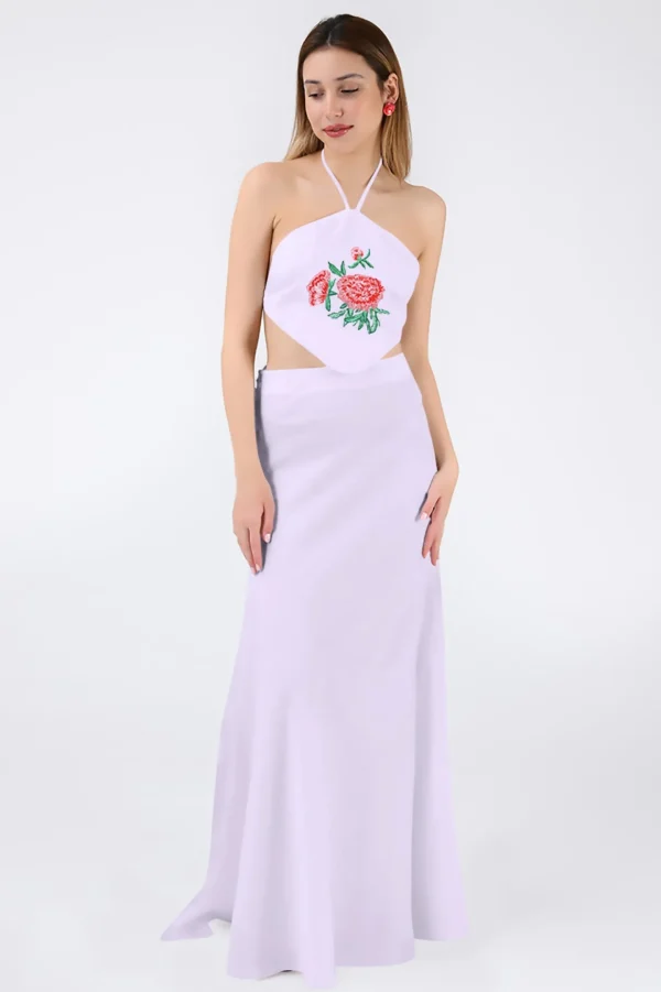 Fanm Mon SIMBI ROSE SKIRT SET