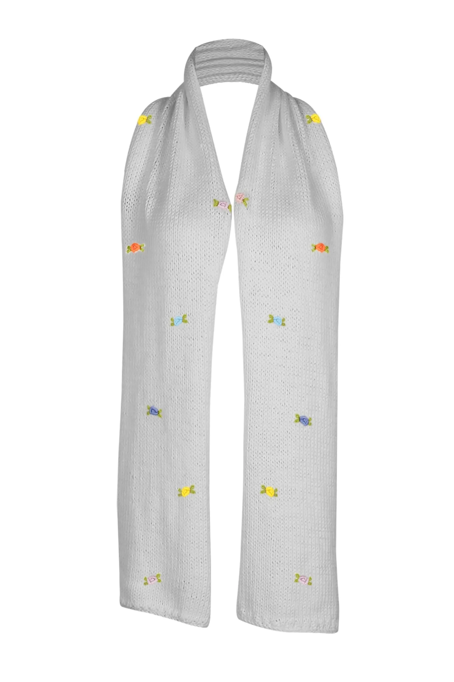 wild_flowers_rose_bloom_c_11.webp Fanm Mon WILD FLOWERS ROSE BLOOM Cotton Scarf