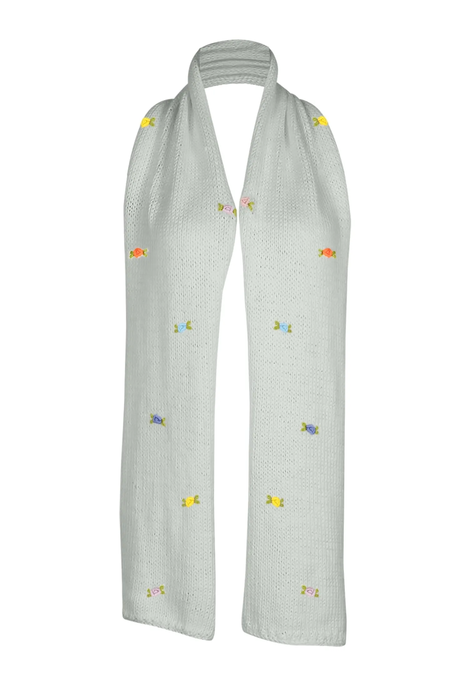wild_flowers_rose_bloom_c_12.webp Fanm Mon WILD FLOWERS ROSE BLOOM Cotton Scarf