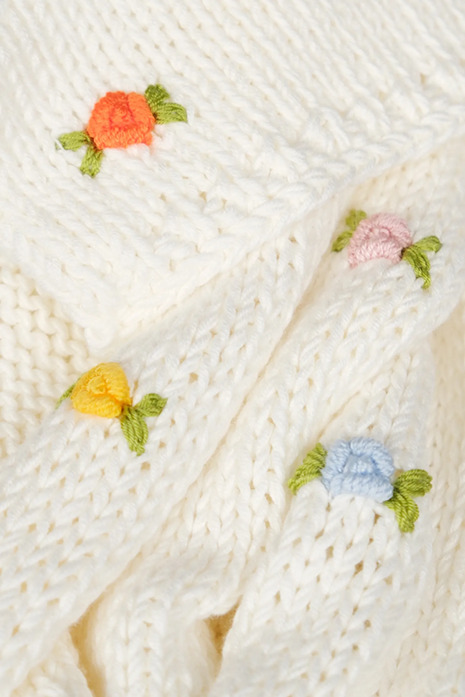 wild_flowers_rose_bloom_c_4-1.webp Fanm Mon WILD FLOWERS ROSE BLOOM Cotton Scarf