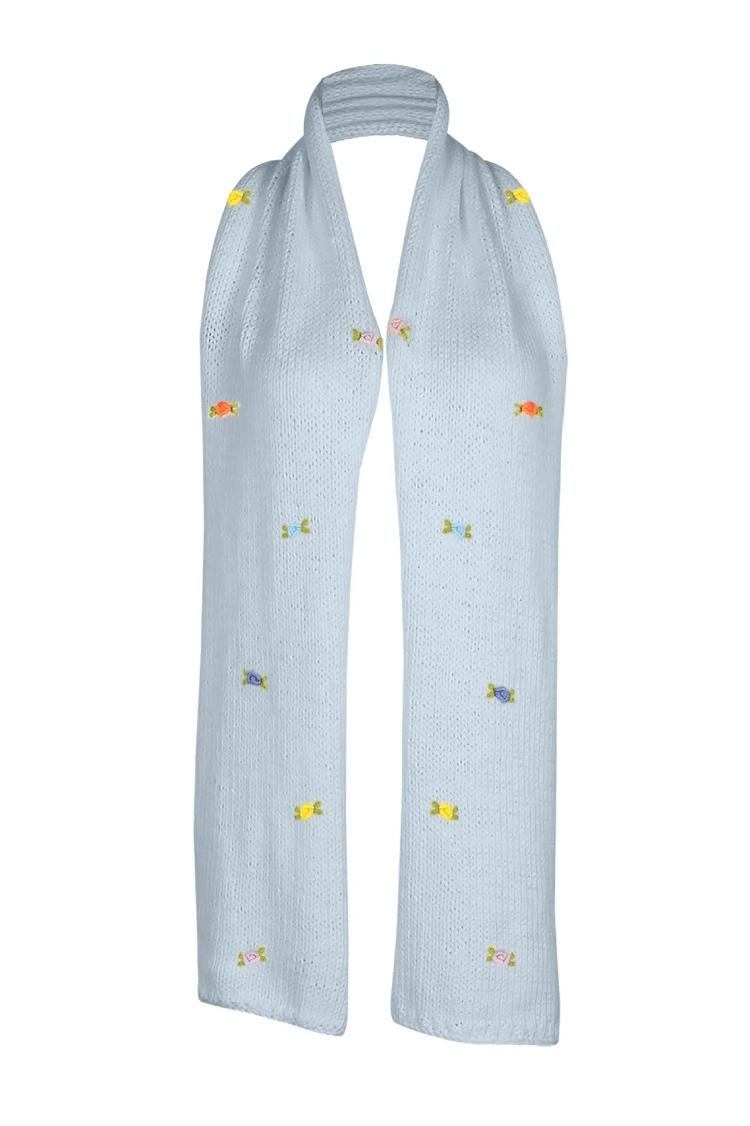 wild_flowers_rose_bloom_c_6-1.webp Fanm Mon WILD FLOWERS ROSE BLOOM Cotton Scarf
