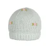 Fanm Mon WINTER BLOOM PINK ROSE Cotton Beanie Hat