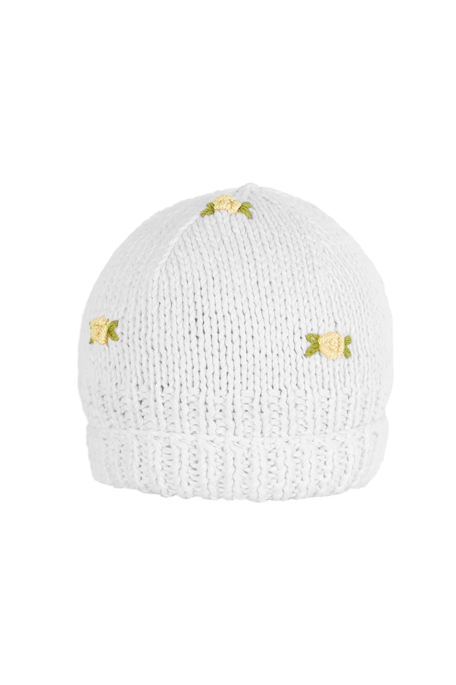 winter_bloom_yellow_rose__0-2.webp Fanm Mon WINTER BLOOM YELLOW ROSE Cotton Beanie Hat