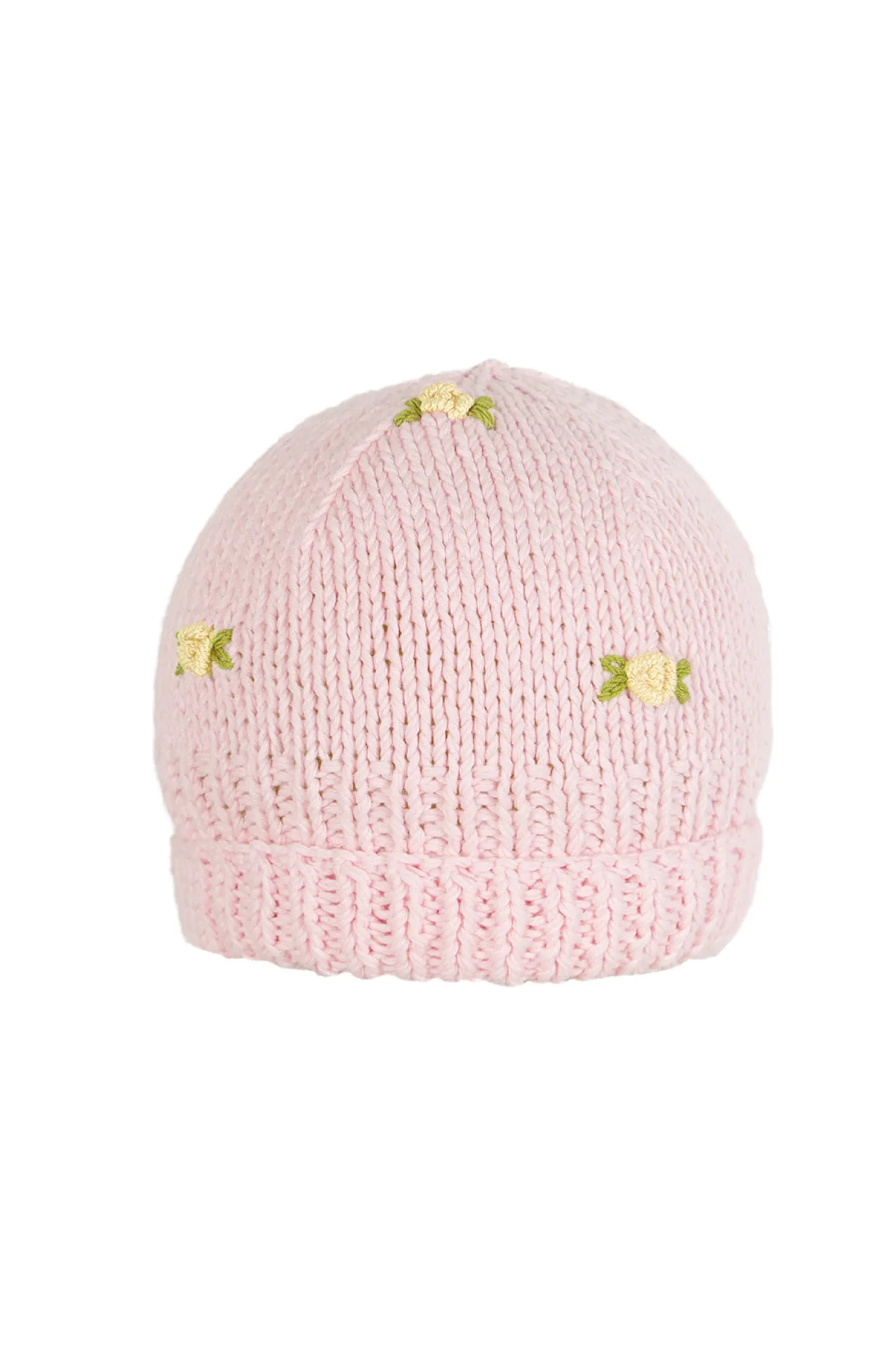 winter_bloom_yellow_rose__2-2.webp Fanm Mon WINTER BLOOM YELLOW ROSE Cotton Beanie Hat